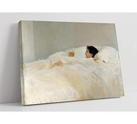 Joaquín Sorolla Mother Canvas Wall Art Picture Print - 47 inch wide x 32 inch high (Frame Depth 30mm)
