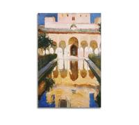 Joaquin Sorolla Printed Posters Hall of The Ambassadors Alhambra Granada Decorative Painting Canvas Wall Art Living Rooms Bedroom Painting 20x30inch(50x75cm)