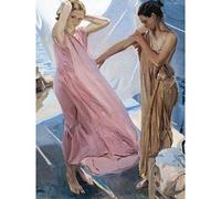 Joaquin Sorolla Y Bastida After Bathing Valencia Large Wall Art Print Canvas Premium Poster Mural