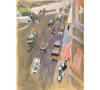 Joaquin Sorolla Y Bastida Fifth Avenue New York, großer Kunstdruck auf Leinwand, Premium-Poster