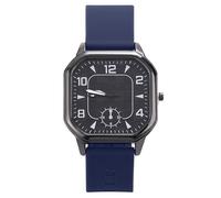 JOATVEE Mens Sport Watch Analog Quartz Easy Read Analog Watch Silicone Band Square Dial Casual Watch, b