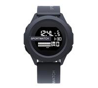 JOATVEE Men's Sports Watch Digital Electronic Watch Multifunctional Waterproof Luminous Watch 12/24h Alarm Calendar Timer Men Junior High School Watch Running Student Fashion, black, Strap.