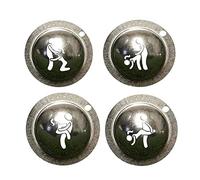 Joayuezo Ball Marker Stainless Steel Golf Balls Marker Stencil DIY Personalized Golf Ball Liner Golf Ball Drawing Alignment Stencils Marking Tool (4PCS)