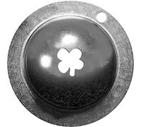 Joayuezo Ball Marker Stainless Steel Golf Balls Marker Stencil DIY Personalized Golf Ball Liner Golf Ball Drawing Alignment Stencils Marking Tool (Four Leaf Clover)