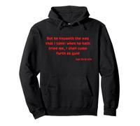 Job 23:10 KJV Bible Verse Scripture Quote Pullover Hoodie