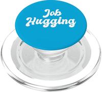 Job Hugging Gen Z Employee Office Funny Employment Workplace PopSockets PopGrip for MagSafe