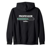 Job Loading Professor Teacher Educator Academic Enthusiast Zip Hoodie