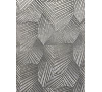 Job lot of 12 Rolls X Erismaan Elle Decoration Triangle 3D Grey Gold Wallpaper