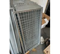 Job Lot of 4 x steel cage panels H-Duty cage panel, each cage appx 5ft x 2ft