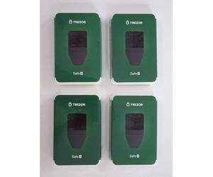 Job Lot of 4 x Trezor Safe 3 - Crypto Hardware Wallets - Mixed Colours