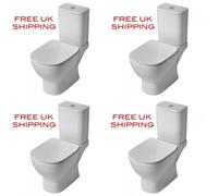 JOB LOT X 4 Ideal Standard Tesi Close Coupled Toilet Dual 4/2.6L Litre W/SC seat