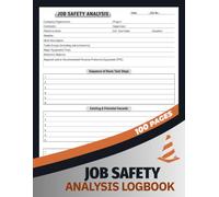 Job Safety Analysis Logbook: Construction Site Forms for Job Steps, Hazard Identification and Safety Controls | With Quick Index