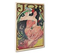 Job Vol.1 By Alphonse Mucha Canvas Print for Living Room Bedroom Home Office Décor, Wall Art Picture Ready to Hang, 30 x 20 Inch (76 x 50 cm)