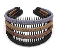 JOBAND Fashion Hair Accessories Hair Bands For women’s hair Comfortable Non Slip Headbands Suitable Yoga,Spa,Parties and Daily Use(pack of 4)