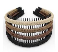 JOBAND Headbands for Women,Non Slip Hair Bands for women's hair,Comfortable Hair Accessories for Spa,Yoga,Sports and Daily Use (Pack of 4)