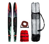 Jobe Allegre 67´´ Combo Package Water Skis Set Red EU 36-47