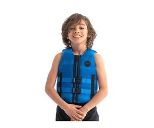 Jobe Neoprene Kids Float Vest for Swimming, Kids Blue