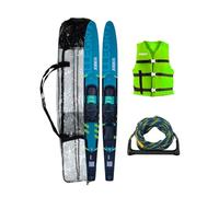 Jobe Teal Blue 59INCH Water Skis Complete Package Allegre 2022 Teal Adult Unisex