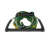 Jobe Tow Hook Handle - 15 in (38.1 cm), 27.4 mm round grip - Black/Blue - Rope Green/Black 19.81 m