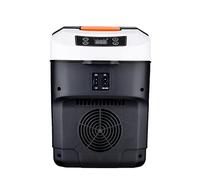 Joberio 10L Portable Car Refrigerator, 12V/220-240V, Camping & Home Use, -10°C to 65°C, 10L Capacity