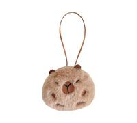 Joberio Capybara Plush Charm - Capybara Backpack Charm | Bag Accessories Car Key Pendant | 9.5x8cm Cute Animal Pendant Capybara Doll Plush Keychain Bag Decor Fashion Pendant for Boys Girls