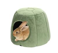 Joberio Covered Cat Bed | Semi-Enclosed Cat Beds,Warm Covered Puppy Bed Washable Cave Beds for Cats Small Dog Puppies, XS