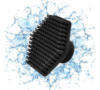 Joberio Face Cleansing Brushes, Face Scrubber Manual Exfoliator, Face Scrubber Exfoliator with Handle, Facial Cleansing Black Brush Silicone, Deep Scrubber Pad, Silicone Face Brushes