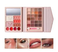 Joberio Makeup Palettes - Matte Finish Eye Makeup Pallets | Colorful Eye Makeup Pallet, Smooth Highly Pigmented Blush Palette for Festival, Wedding, Birthday