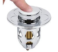 Joberio Sink Lug Bathroom 40mm Pop-Up Plug Replacement Drain Plug Bathroom Sink/Wash Basin Plug Stopper Drain Strainer Bathroom Stainless Steel Drain Plug for Kitchen and Bathroom