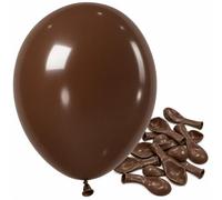 Jobkoo Brown Balloons 5 Inch, Mini Small Light Brown Coffee Neutral Balloon | Matte Chocolate Tan Caramel Mocha Helium Balloons for Birthday Wedding Boho Bear Baby Shower Anniversary Party Decorations