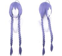 Jobless Reincarnation Mushoku Tensei Cosplay Anime Blue Women Men Roxy Migurdia Double Braid Maid Synthetic Hair Wig Cosplay Anime Wig Coser