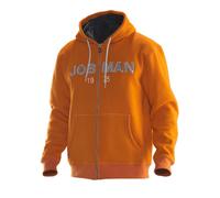 Jobman Mens Vintage Lined Full Zip Hoodie / N/A N/A BC5137