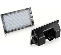 JOBOUND 2X 18 LIGHT Car Number License Plate Lights Lamps White, for Land, for Range, for Rover, Sport L320 Discovery 3 4 LR3 LR4 Freelander 2 LR2 12V Car Number Plate Light