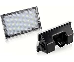 JOBOUND 2X 18 LIGHT Car Number License Plate Lights Lamps White, for Land, for Range, for Rover, Sport L320 Discovery 3 4 LR3 LR4 Freelander 2 LR2 12V Car Number Plate Light