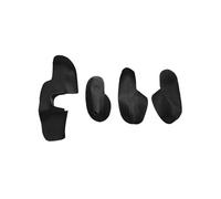 JOBOUND 4pcs Car Door Panel Armrest Microfiber Leather Cover Black/Beige For VW for Touran 2006 2007 2008 2009 2010 2011 2012 2013 2014 2015 Door Panels Armrest Cover (Size : 4xDoor Armrest Black)