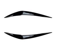 JOBOUND Headlight Eyebrows, Fit For BMW 1 Series F20 F21 L&R ABS Gloss Evil Headlight Eyebrows Eyelid 116 118 120 125 M135i M140i Facelift 2015-2019 3D Stickers (Color : Gloss Black)