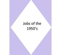 Jobs of the 1950's: Carry on Reading Large Print Books for Dementia