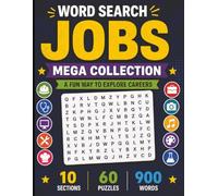 Jobs Word Search for Adults: 60 Puzzles Across 10 Career-Themed Sections | Fun, Relaxing Brain Games with 900 Words to Find