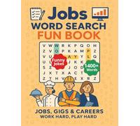 Jobs Word Search Puzzle Book: Large Print Word Search about Career, Business, Opportunity and Many More. A great gift for anyone who loves a brain challenge. 8.5x11 inches.