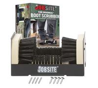 JobSite Boot Scrubber - The Original Shoe Scraper & Cleaner Brush (2 Pack)