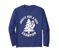 Jobsite Hide & S hampion Bigfoot is Real Sasquatch Long Sleeve T-Shirt