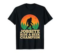 Jobsite Hide & S hampion Bigfoot is Real Sasquatch Value Graphic T-Shirt