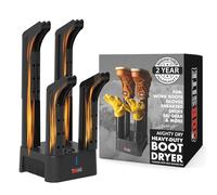 Jobsite Mighty Dry Boot Dryer with Timer and Fan, Use for Shoes & Gloves - Prevent Odor, Mold & Bacteria