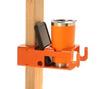 Jobsite Organizer - Gear Management System, Equipment Hanging Station with Multi Purpose Slots, Mobile Device Charging Cradle, Ideal for Workplace Safety Equipment Hand Tools Accessories