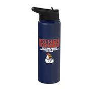 Jobsite Safety Tip Don't Put Your Fingers Retro Stainless Steel Insulated Water Bottle