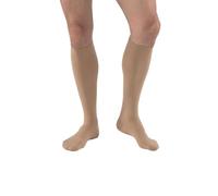 JOBST Relief Compression Socks 20-30 mmHg, Knee High, Closed Toe | Compression Socks for Men and Women for Tired, Sore or Swollen Legs, Small Varicosities | Beige, X-Large Full Calf