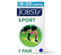 JOBST Sport Knee High - The Graduated Compression Socks for Sports Lovers - Sport 15-20 mmHg Compression - Unisex Design, Royal Blue, Small