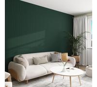 Jōbū Jobu Acoustic Wall Panels In Rainforst Green With Black Backing 240Cm X 60Cm (2 Pack)