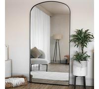 Jobu | Full Length Black Metal Gentle Arch Mirror - 180cm x 90cm | Yoko