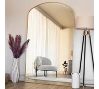 Jobu | Full Length Gold Framed Metal Arch Mirror - 180cm x 105cm | Yoko